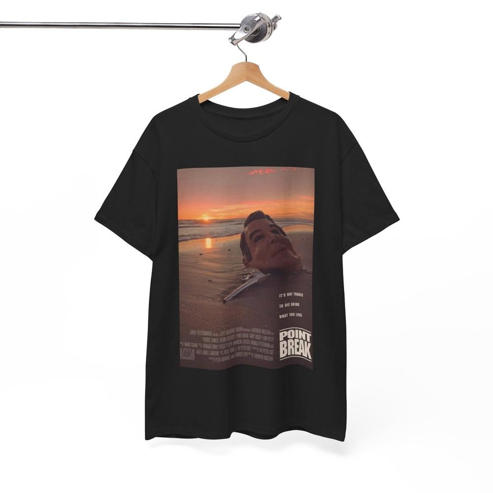 Point Break T shirt Vintage 90s Movie Poster Retro Keanu Unisex Heavy Cotton Tee Unisex T-Shirt S
