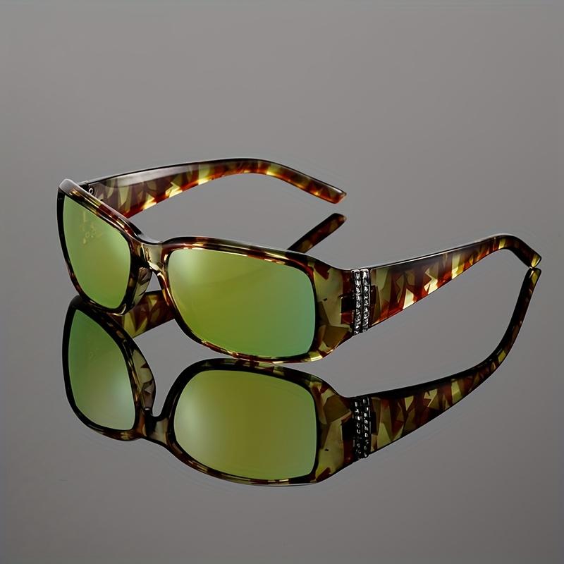 Y2k Sunglasses with Rhinestones Women  New Fashion Mirror Outdoor Shades Trendy Brand Design Casual Decor Sun Glasses