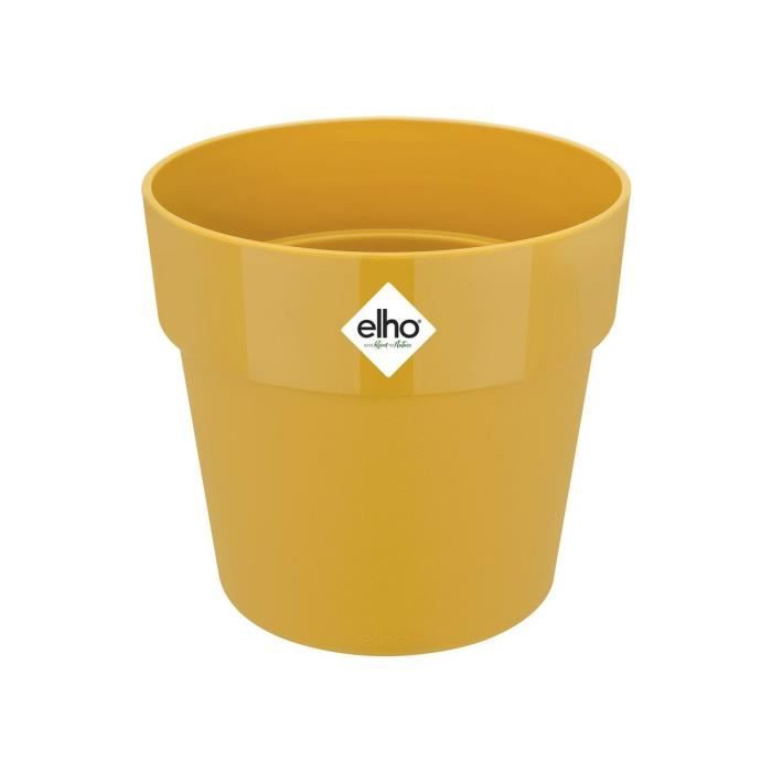 ELHO Pot de fleurs B.For Original Rond 30 - Ø 29,5 x H 27,3 cm - Ocre