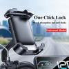 Shock Resistant Motorcycle Phone Holder for Delivery Riders Electric Bicycle Navigation Mount Stable Clamp for Mobile Phones