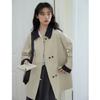 New Spring and Autumn Short Trench Coat Women's High-end Sense Padded Light Jacket Temperament Loose Top