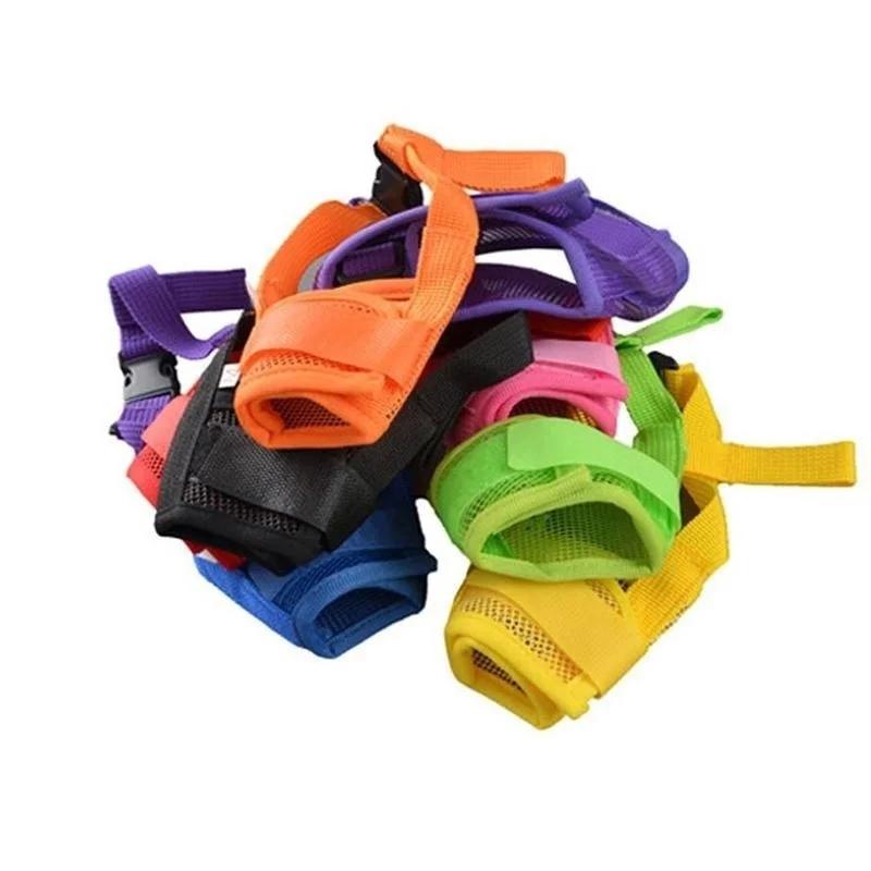 Pet Dog Adjustable Mask Bark Bite Mesh Mouth Muzzle Grooming Anti Stop Chewing