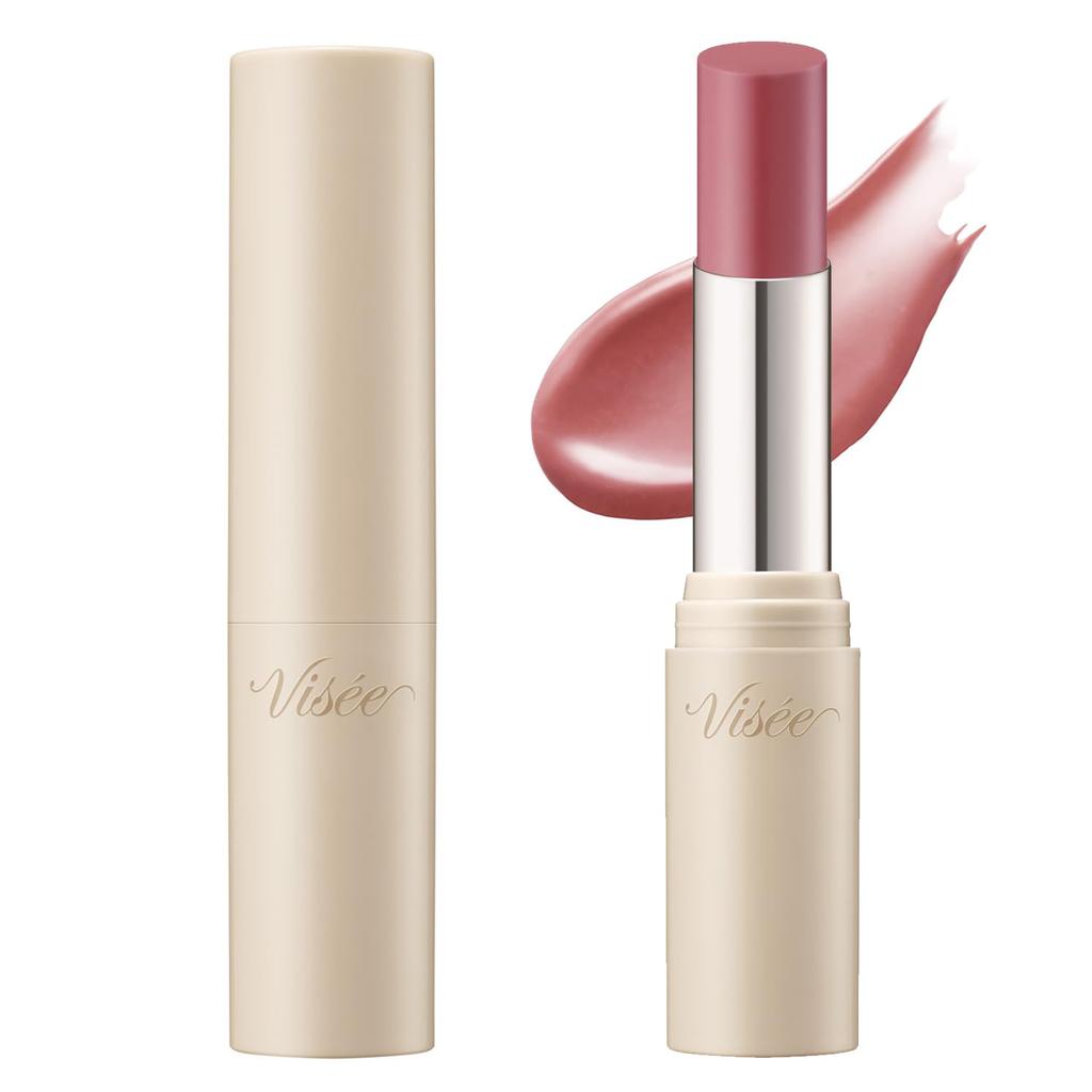 Visee Essence Plump Balm [Alle 6 Farben] 3,3g - Glänzender Feuchtigkeitsspendender Lip Plumper Balm mit Serum für Volumen