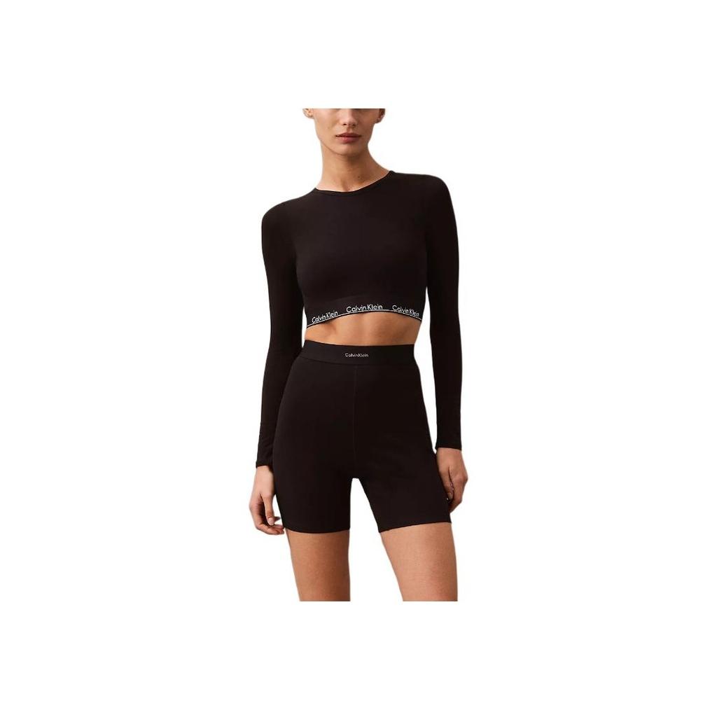 Calvin Klein Modern Attraction Letter Wireless Bra T-Shirt Women Underwear Black QF8009-005