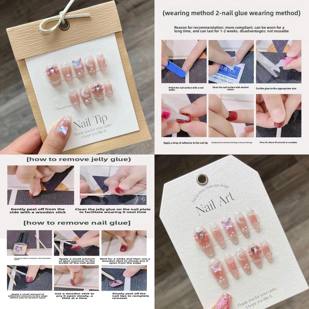 Stylish Heart-throbbing Butterfly Nail Decals Sweet And Alluring Designs