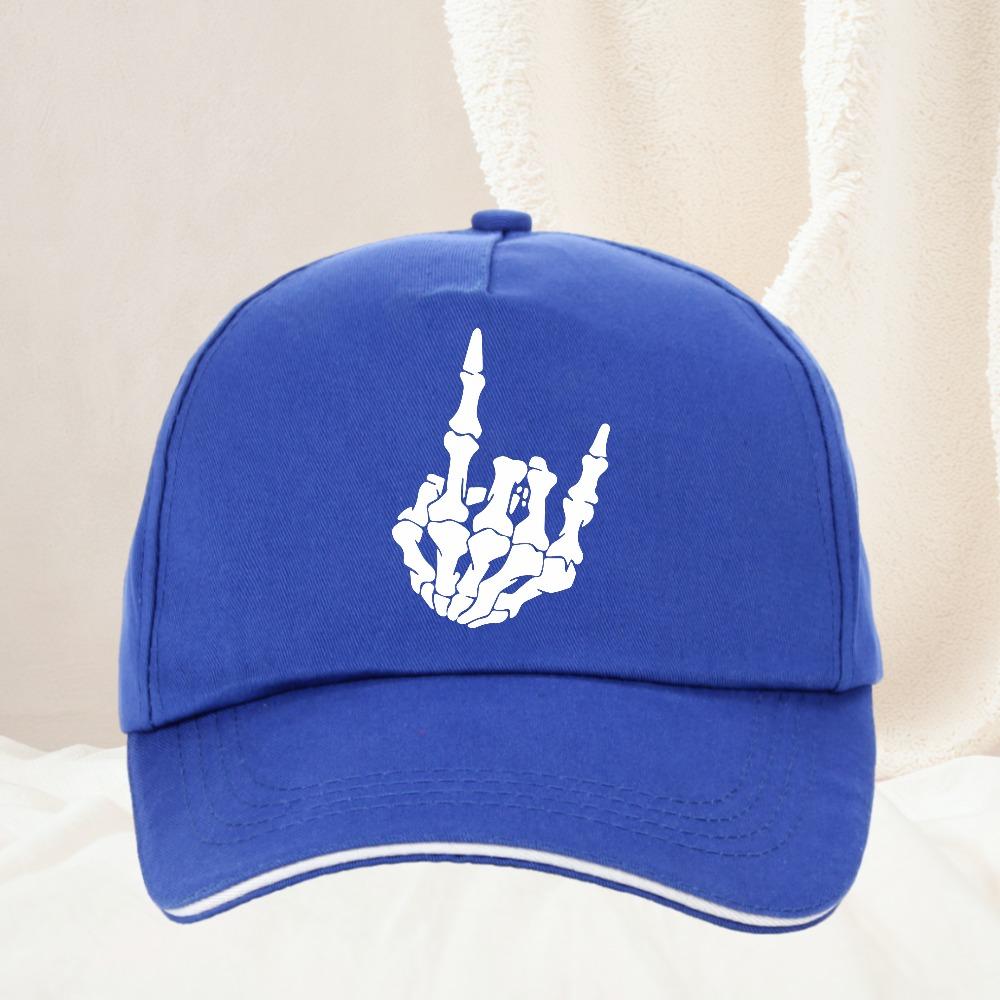 Unisex Skeleton Fingers Hiphop Hats Spring Autumn Outdoor Adjustable Casual Baseball Caps Sunscreen Hat