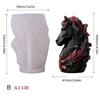 Horse Head Silicone Molds Food Grade Silicone Heat Resistant Multipurpose Silicone Mould for Epoxy Resin Candle Soap