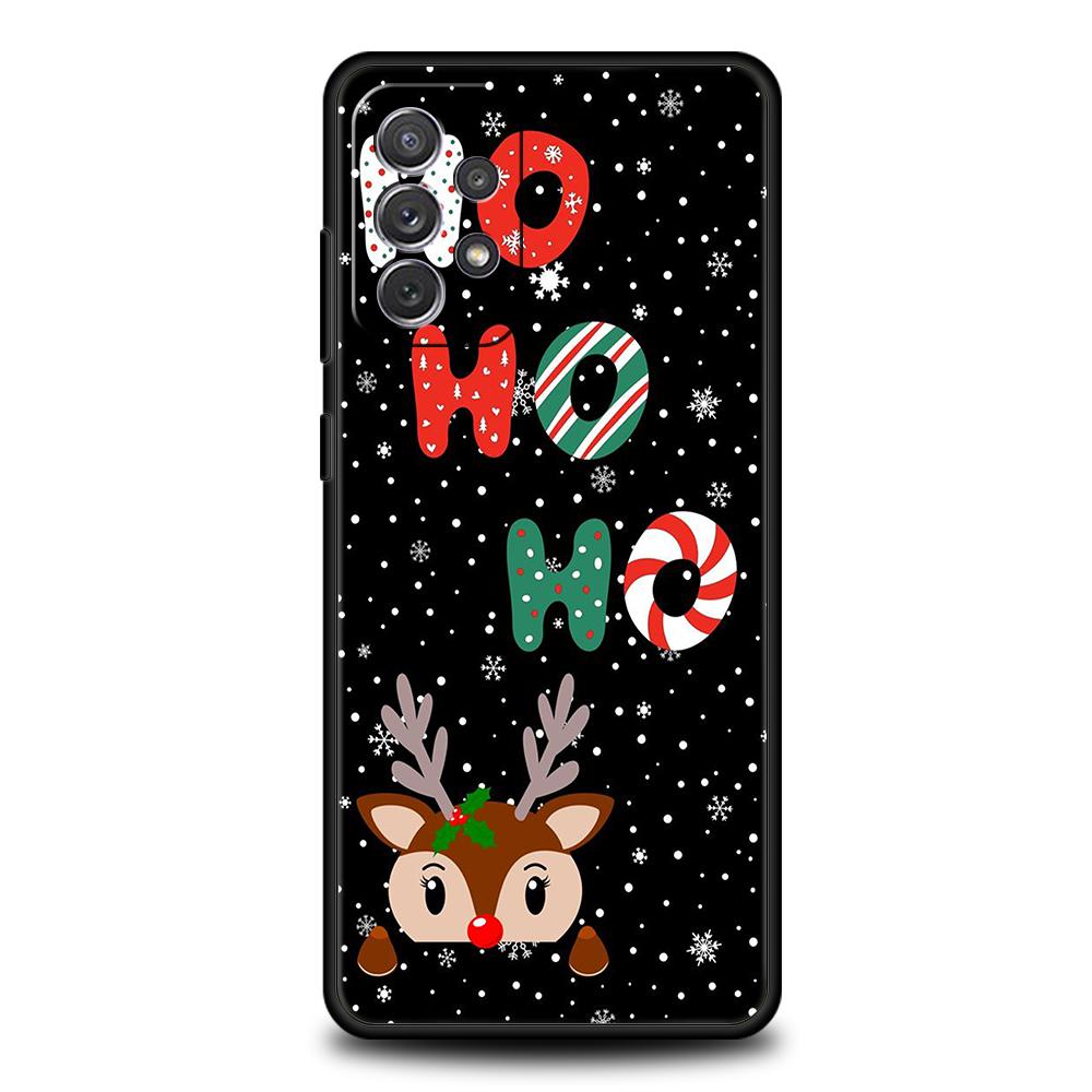 

Чехол для телефона на Новый год и Рождество для Samsung Galaxy A55 A35 A15 A14 A25 A54 A51 A71 A72 A73 A32 A52 A52S A41 5G Силиконовый Чехол Сумки Samsung A55 5G
