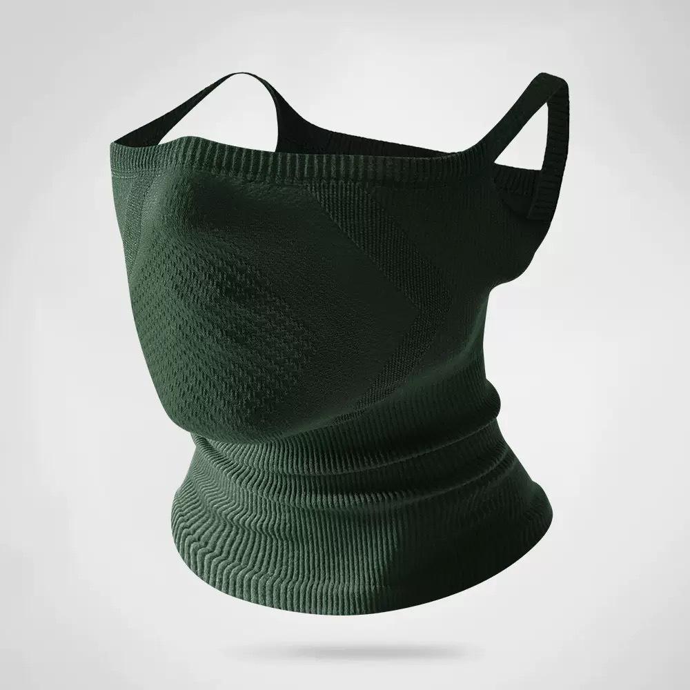 Men's Windproof Breathable Face & Neck Gaiter: Cold Protection for Autumn/Winter, Cycling, Outdoor Sports with Ear Loops