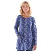 Lazy Jacks Womens/Ladies Leaves Tunic Top
