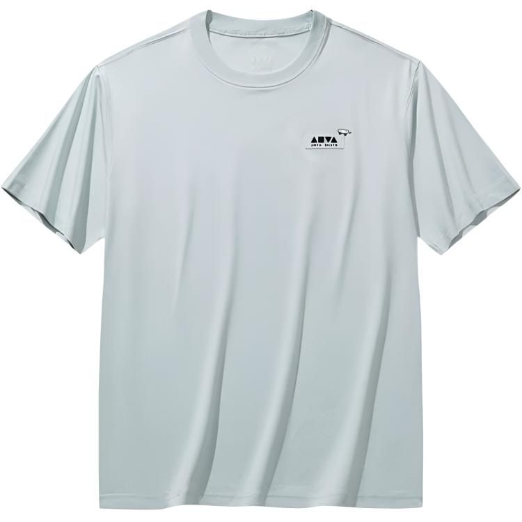Anta Casual Letter Print Loose Short Sleeve T-Shirt Unisex tops 172628106-2 XS