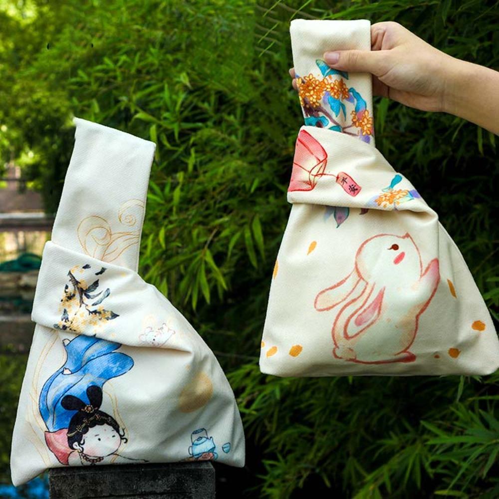 

Card Mid-Autumn Festival Pouch Pin Satin Hand-held Pouch Gift Candies Bag Wedding Style 1