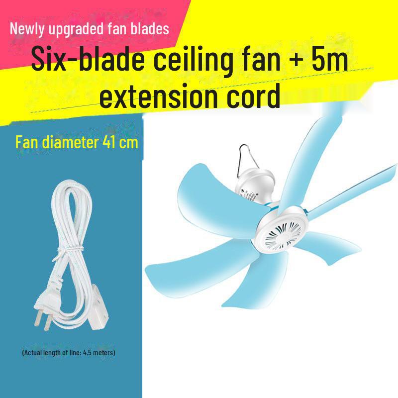 

Компактный потолочный вентилятор для общежития с дистанционным управлением — тихий, мощный бриз с москитной сеткой