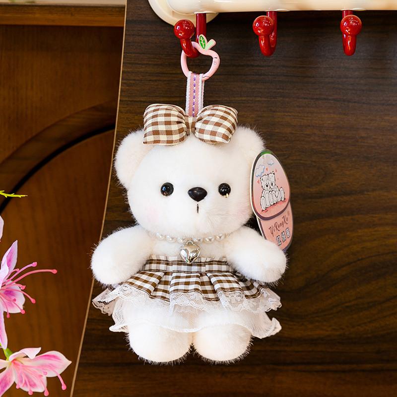Cartoon Bunny Plush Keychain With Soft Fabric For Girls And Kids Gift