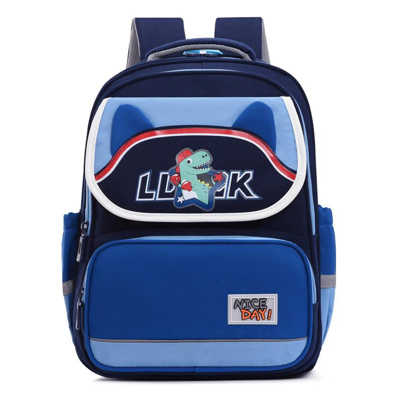 

High-capacity Waterproof Backpack With Adorable Design For Elementary Students світло-синій колір