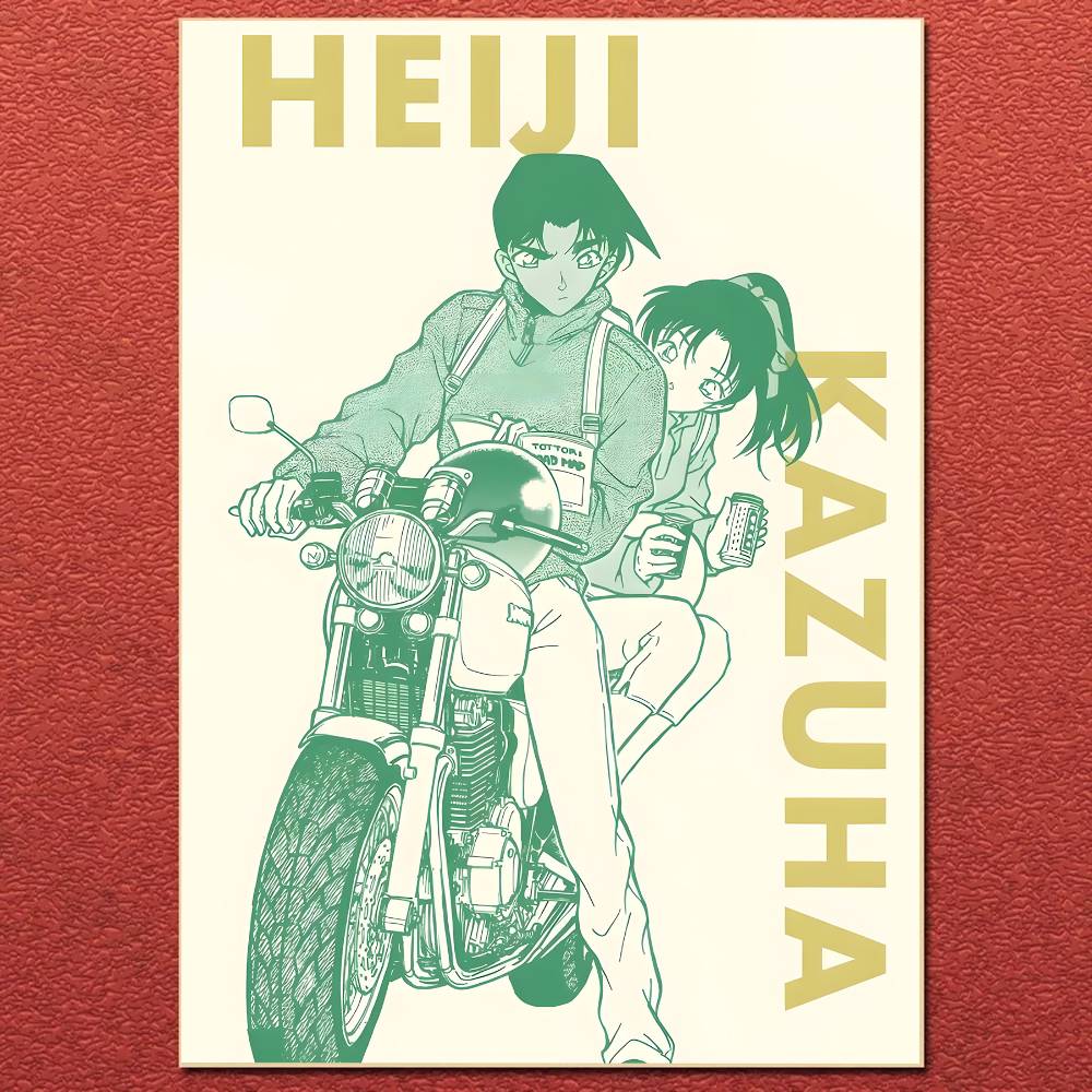 D-DETECTIVE Conan ANIME Poster Leinwandbild Poster Mit Drucken Haus Schlafzimmer Wohnzimmer Dekoration Geschenk