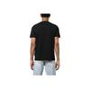 Off-White Tricou Gros cu Logo Brodat Negru/Alb Bărbați Streetwear OMAA027S23JER0081001