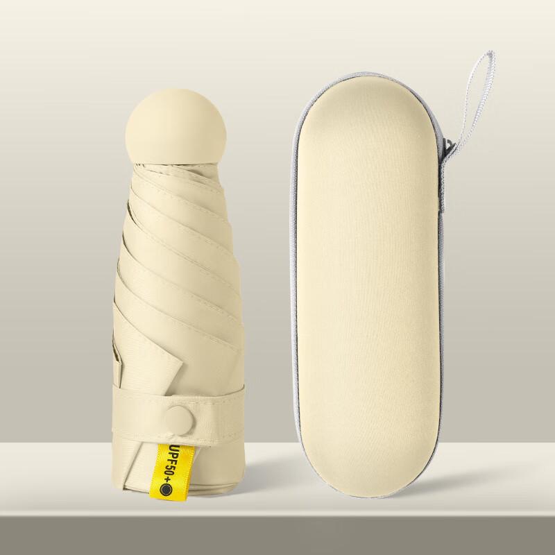 Capsule Foldable Sun & Rain Umbrella