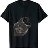 Funny Curious British Shorthair Cat T-Shirt Sweatshirt Hoodie Tank Top V-Neck for Men Women Kids