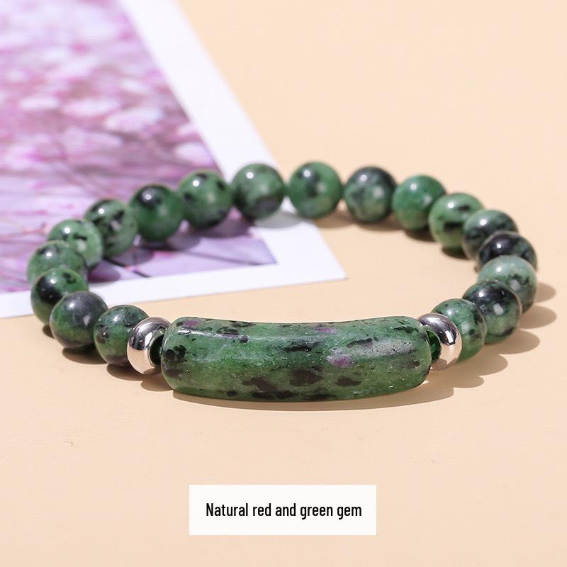 8mm Natural Rose Quartz, Red Agate, Tiger Eye, and Green Aventurine Bracelet for Men and Women