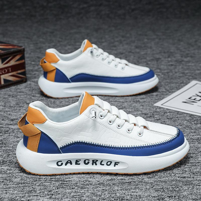 Herrenschuhe Winter Weichsohlen Laufschuhe Freizeit Schuhe Lederoberfläche Rutschfest Wasserdicht Sportschuhe Forrest Gump Arbeitsschutzschuhe