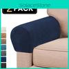 2 pièces Housse d'accoudoir en velours douce et durable pour canapé et fauteuil