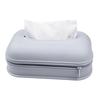With Zipper Tissue Storage Box Waterproof Car Paper Box Silicone Tissue Box  Home Living Room