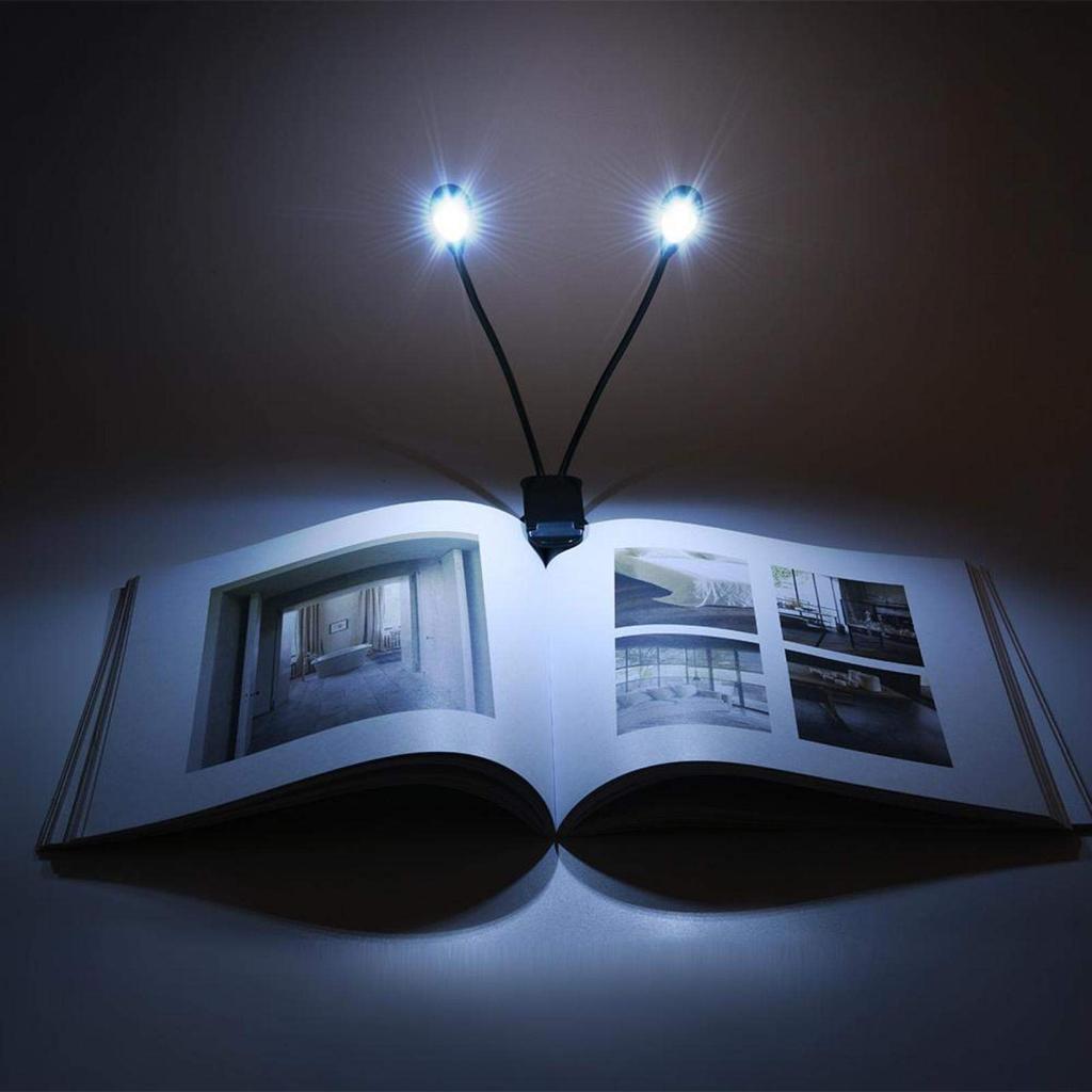 Clip-on Music Stand Light with USB Cable, High Brightness, Lightweight, Durable, for Music Stands, Night Reading, and Maintenance Work, 8 Beads