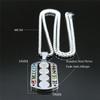 Stainless Steel Mix Color Crystal Saint Benedict Pendant Necklace  Color Christian Necklaces Jewelry San Benito N6571SR