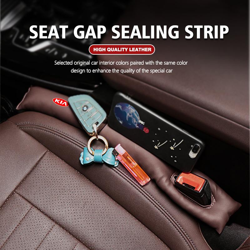 AHL1 For KIA Car Seat Gap Filler Strips Soft Waterproof Leak-proof Filler Padding Sportage Rio Ceed Niro Soul Stonic Picanto Proceed