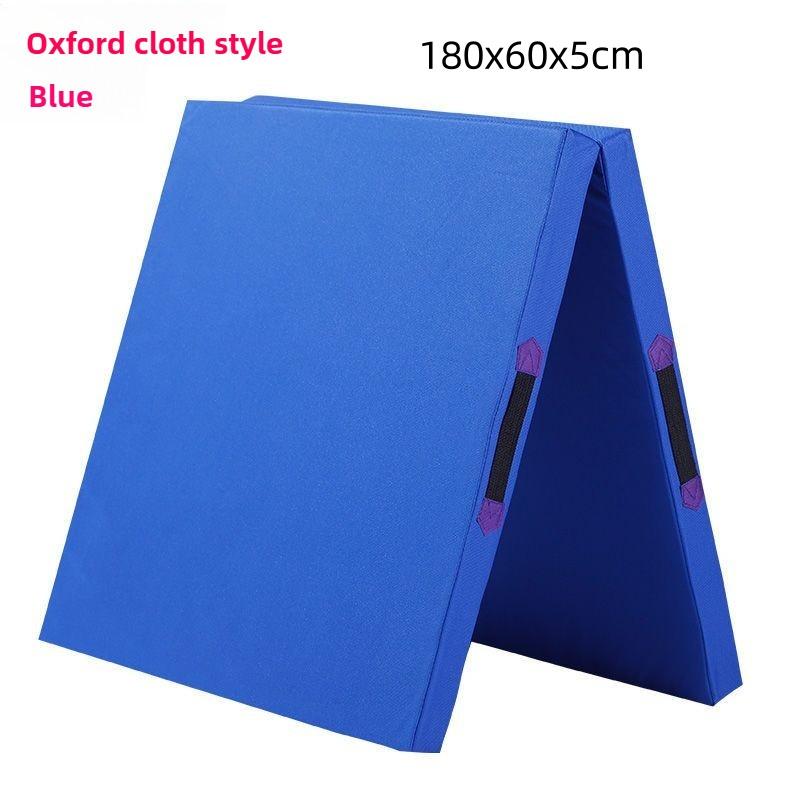 50MM Foldable Exercise Mat Portable Anti Slip Foam Gymnastic Mat Leather Yoga Gymnastic Tumbling Mattress Gym Mat