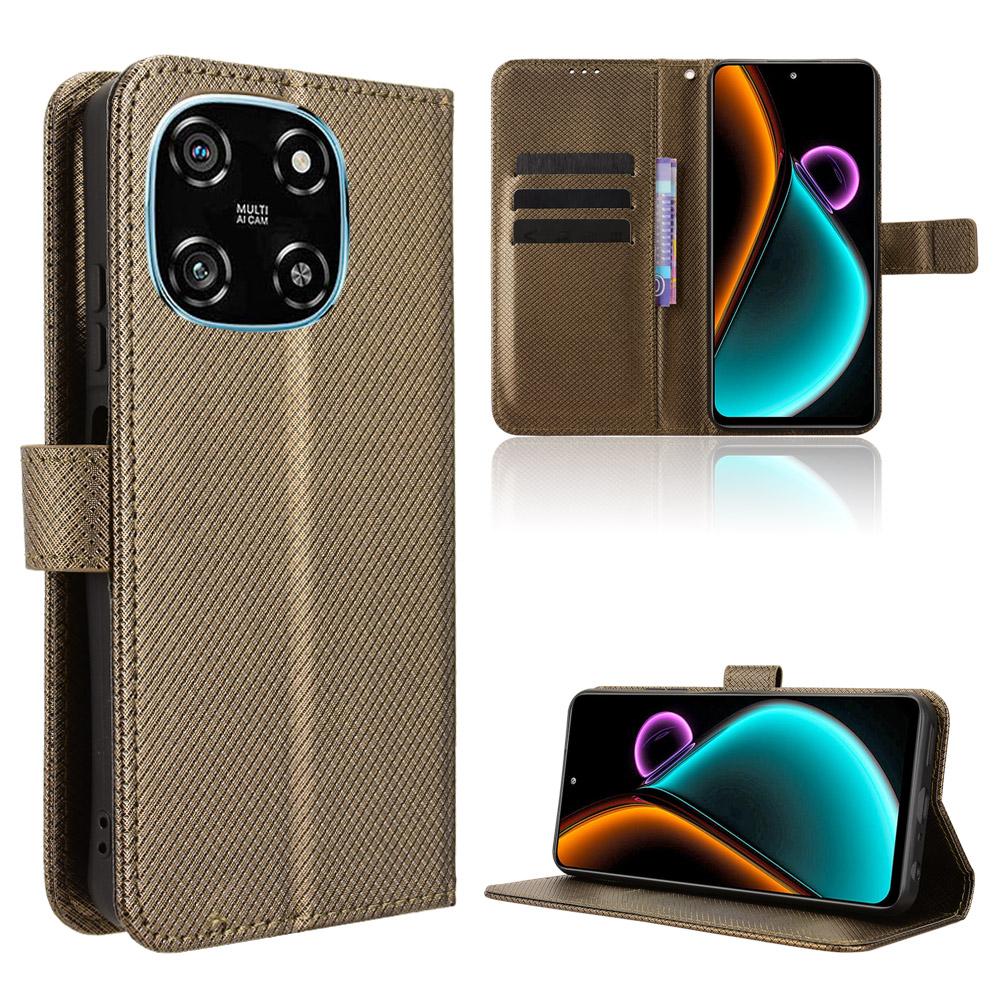 Flip Cover für Blackview Color 6 PU-Leder Ganzkörperschutz [RFID-Blockierung] Handyhüllen Brieftaschen-Cover