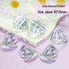 Acrylic Water Drop Crystal Chandelier Pendant Ornament for Wedding Pavilion or Christmas Decoration