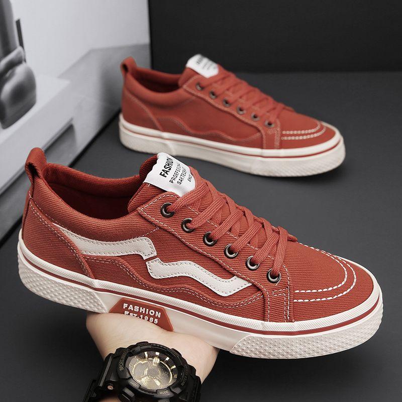 Man Sneakers Green Flat Casual Shoes For Men Low Price Hiking Size 44 Retro Designer Luxury 2025 New In Offer Vulcanize Shoe