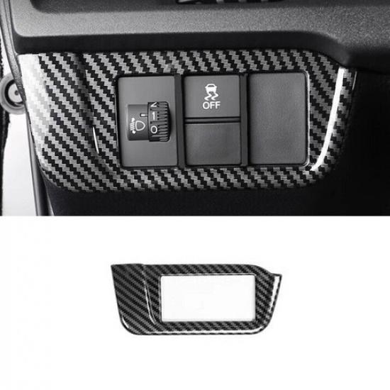Headlight Switch Control Frame Cover For Honda CR-V -2024 ABS Carbon Fiber