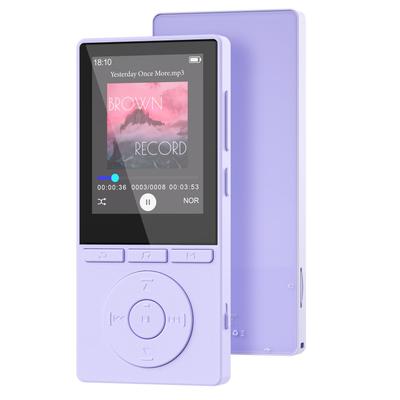 MP3-Player mit Bluetooth 5.3, HiFi-Musikplayer, integrierter Lautsprecher, 64 GB interner Speicher, erweiterbar auf 128 GB, SD-Karten-kompatibel, multifunktionaler d