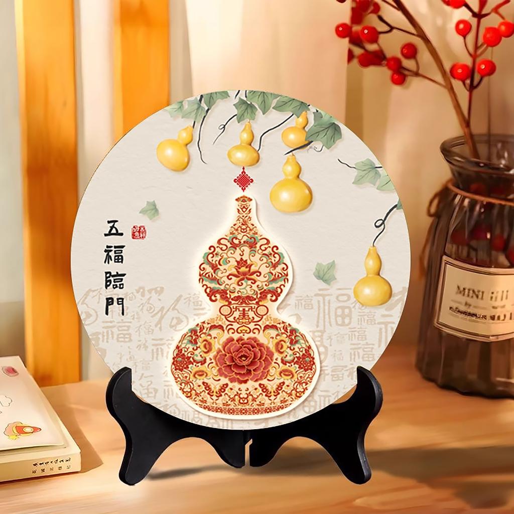 New Chinese Style Eight Directions To Gather Wealth Gourd Ornament
