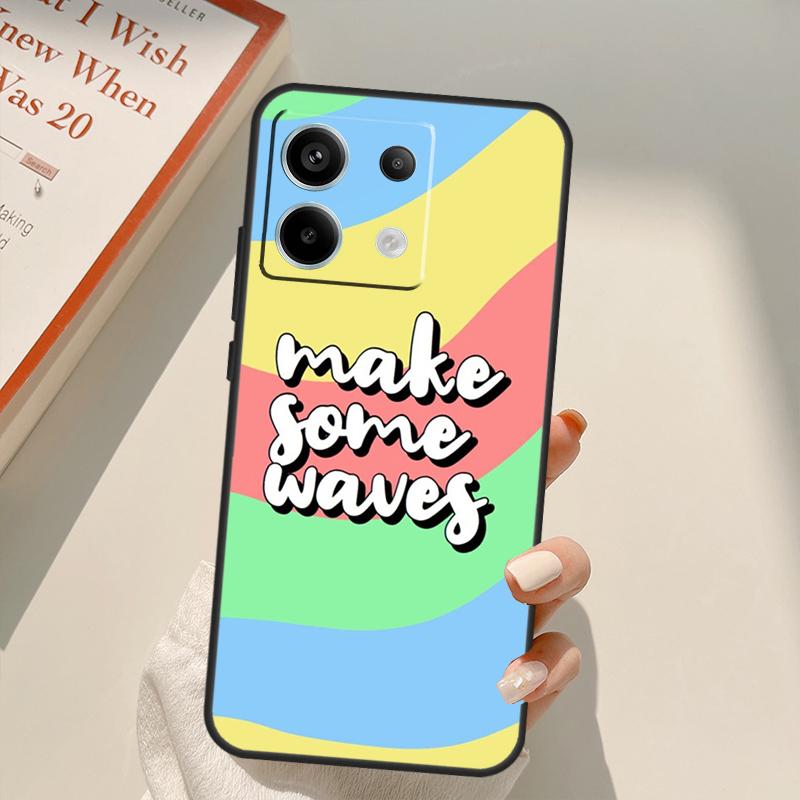 Surf Beachy Blue Summer Collage Funda For Xiaomi Redmi Note 14 13 10 11 12 15 Pro Plus Case For Redmi 15 14C 12C 10C 13C 15C