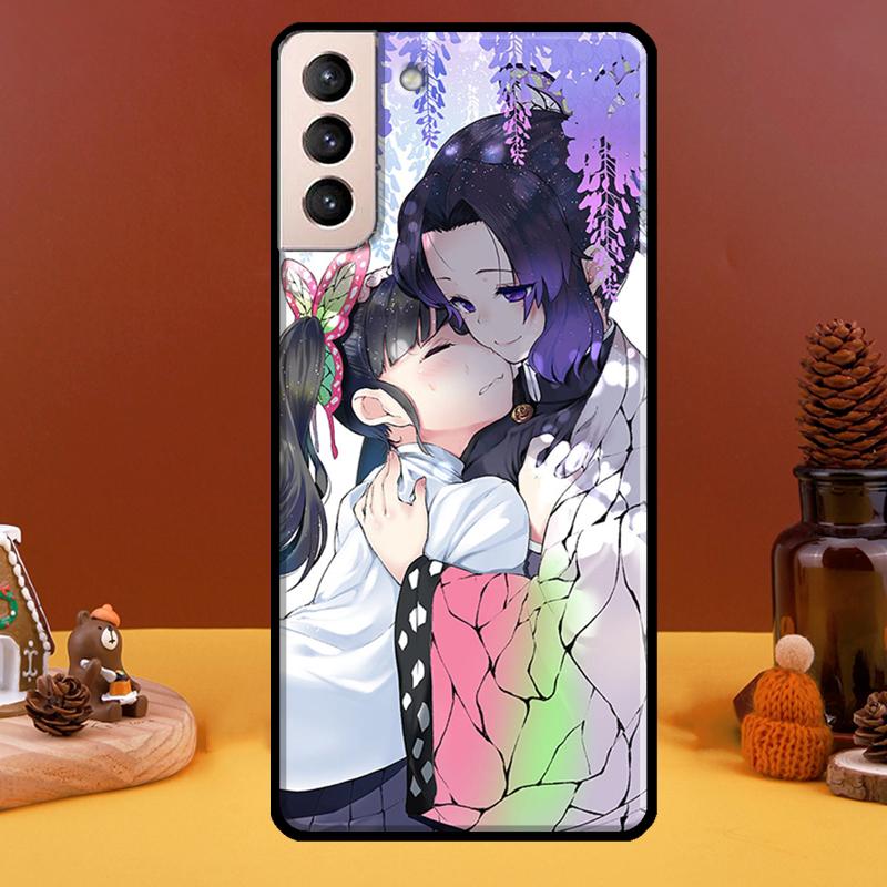 Anime Demon Slayer Kanao Shinobu Sama Case For Samsung Galaxy S21 S20 FE Note 20 S22 Ultra Note 10 S8 S9 S10 Plus Phone Cover