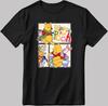 Winnie The Pooh Short Sleeve Black Unisexs 2