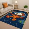 3D  Snoopy Dog Peanuts Cartoon Christmas Living Room Non-Slip Area Rug Carpet for Bedroom Playroom Sofa,Home Decor Doormat