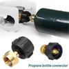 QCC1 Regulator Valve Propane Refill Adapter 1LB to 20LB Grill Bottle Converter