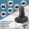 18V auf 12V Batterieadapter Batteriekonverter für Elektrowerkzeug Konvertiert Batterien für die Verwendung mit 12V Geräten