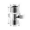 Convenient Shower Head Water Control Adjustable Brass Shower Head Shut Off Valves Smooth Operation for Hand Shower Arm