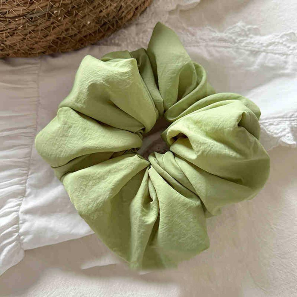 1/5pcs Pastel Fluffy Scrunchie Soft Ruffled Design Perfect Daily Casual Hairstyling Hair Accessory Casual Styling Comfortable