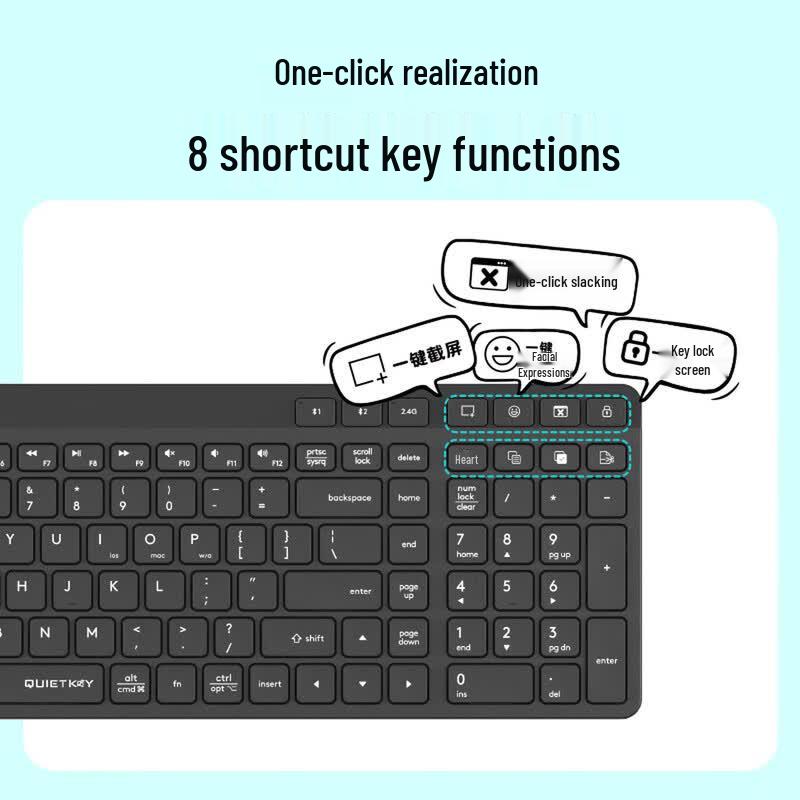 A4TECH FBK27C Dual-Mode Wireless Keyboard