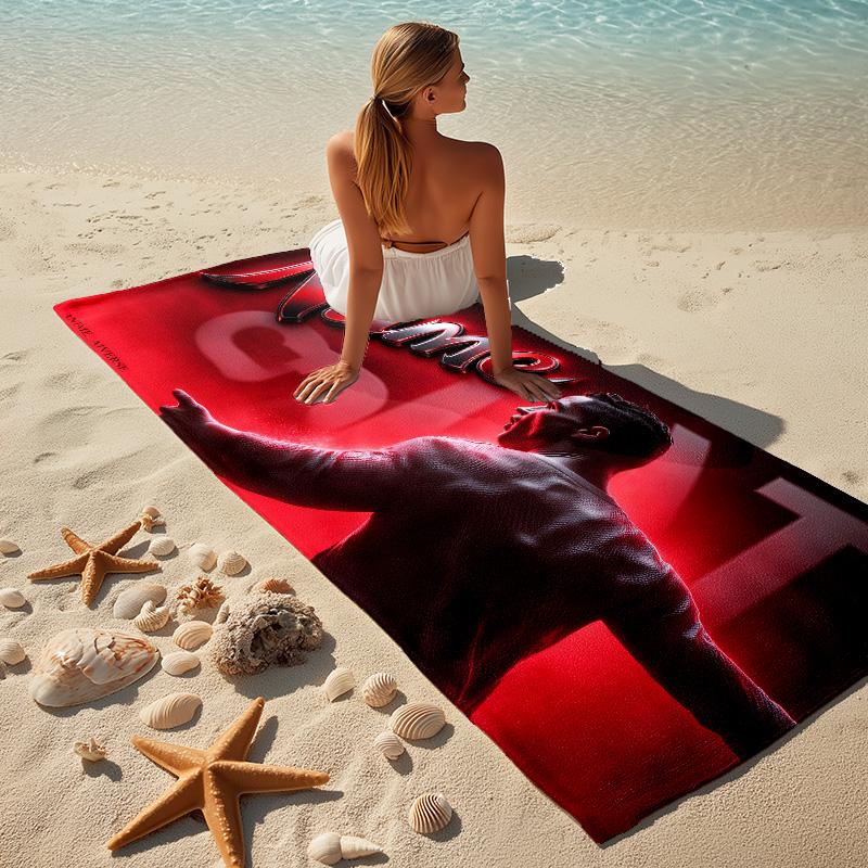 Custom Name Name 91 Stylish printed beach towel,a quick-drying, absorbent mat suitable for the beach, pool, gym, and travel fans gift
