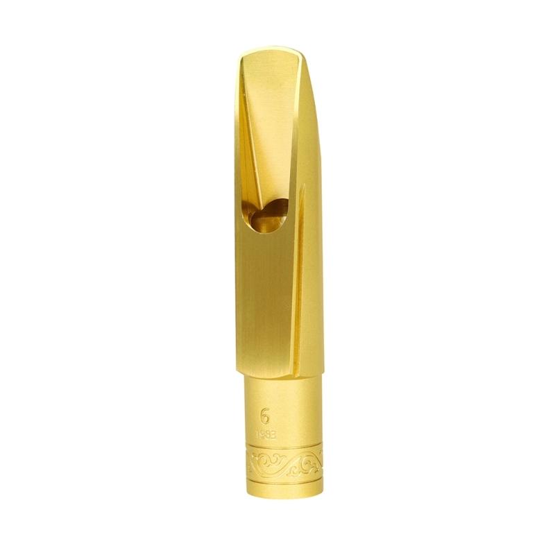 Brass Sax Mouthpieces 5C/6C/7C/8C/9C for Saxophone Professional & Beginner Metal Tenors Saxophone Mouthpiece with Caps