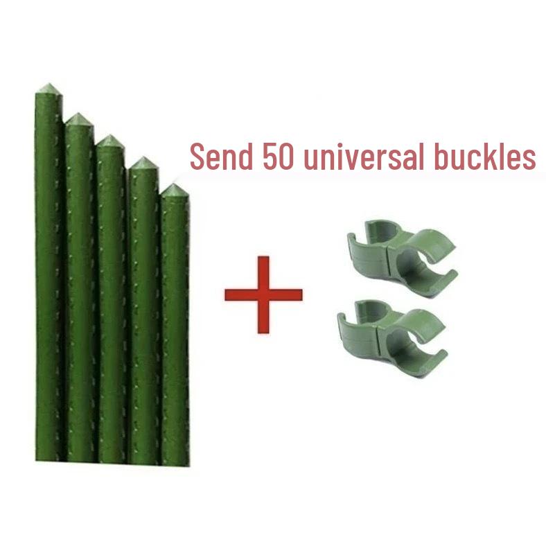 Plastic-Coated Steel Garden Support Pole for Climbing Plants