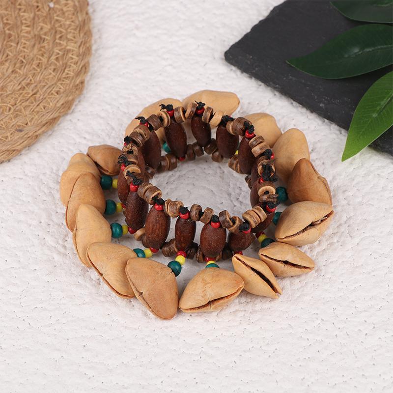 

Ручной работы Ореховая скорлупа Ударный ручной колокольчик Ножной браслет Маракасы Шейкеры – Музыкальные инструменты для естественного ритма